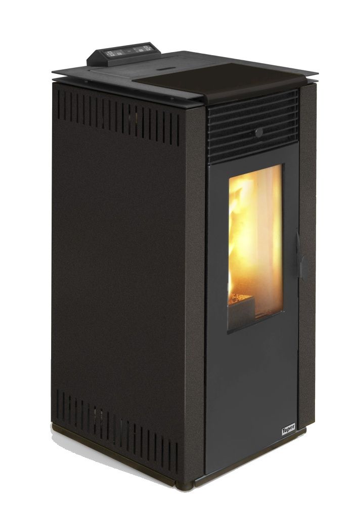 Acciaio Idro central heating pellet fireplace