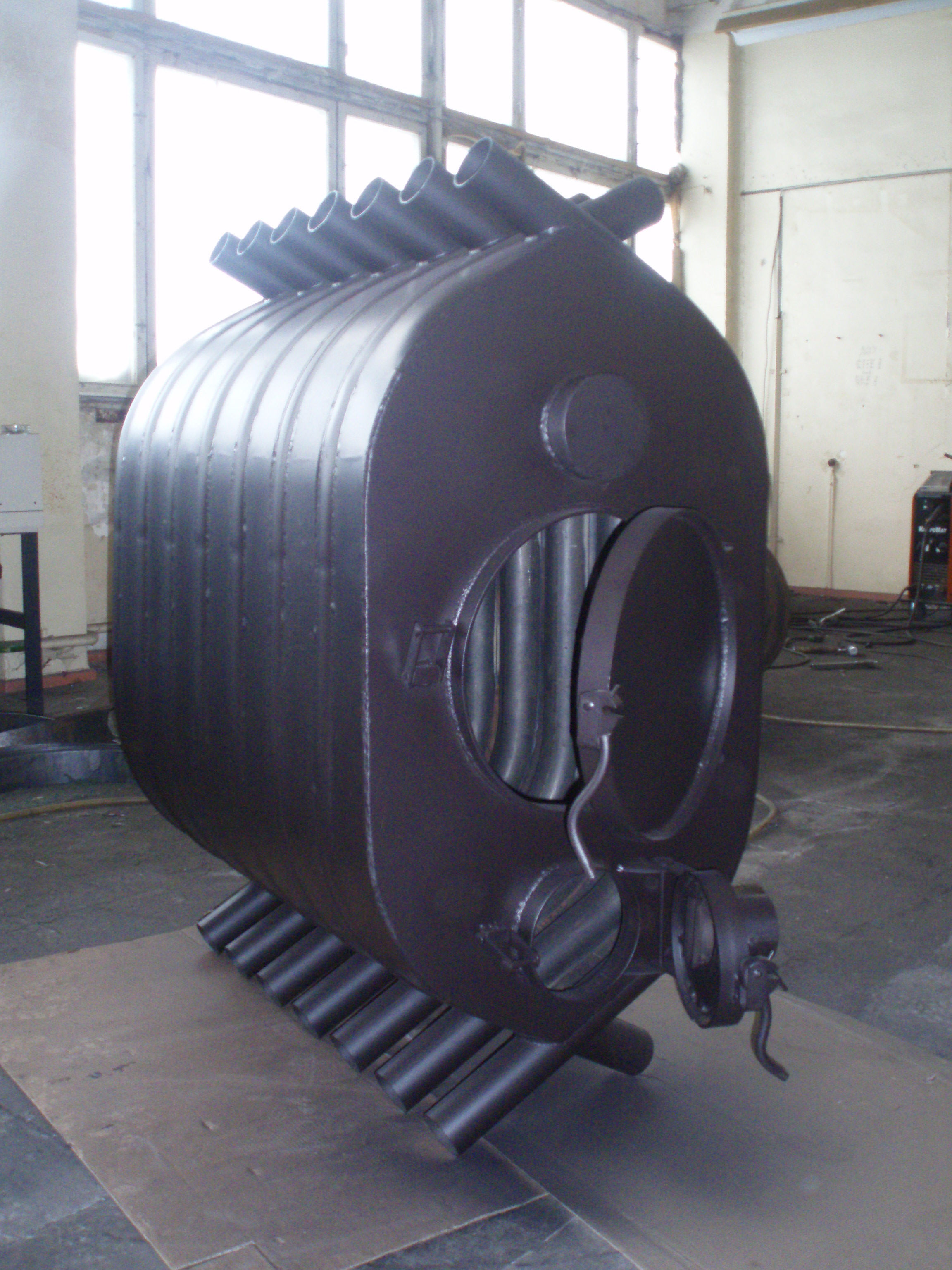 Bulder fireplace, type 05 (14 pipes), 60 kW, 2000 m3
