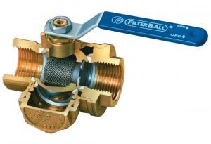 FilterBall ball valve with filter 1