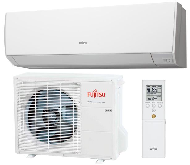 Fujitsu ASYG09KHCA / AOYG09KHCAN Luft-Luft-Wärmepumpe
