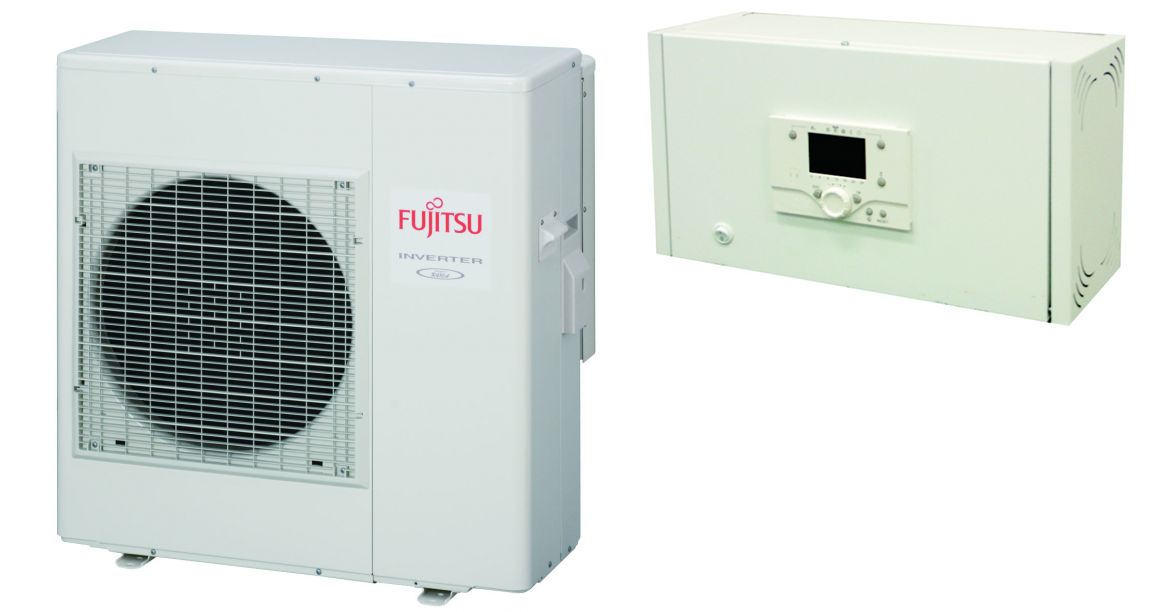 Fujitsu Monobloc 8 kW luft-til-vand varmepumpe