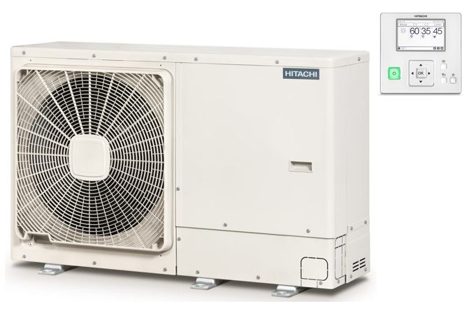 Hitachi Yutaki M air-to-water heat pump 4,3 kW