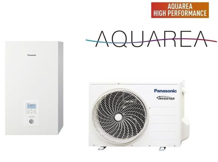 Panasonic Aquarea oras-vanduo šilumos siurblys 3-16 kW