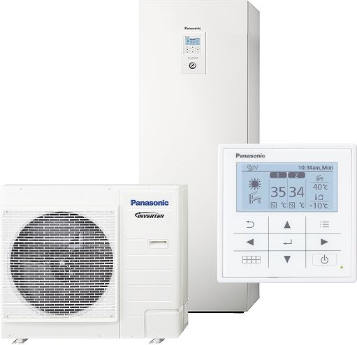 Panasonic Aquarea ALL IN ONE air-to-water heat pump 3-16 kW