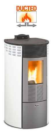 Redonda Basic DUCTED air heating pellet fireplace