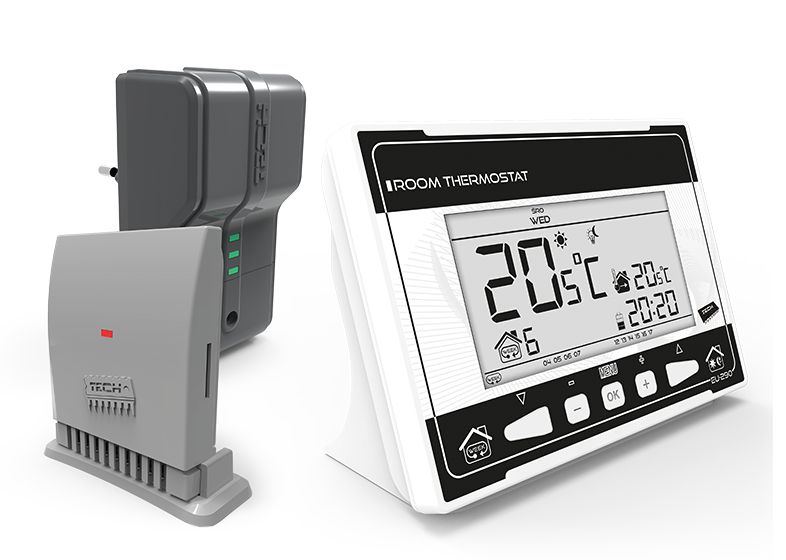 Room thermostat Tech EU-290 v2 wireless