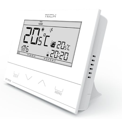 Kambario termostatas Tech EU-292 v3 su laidu