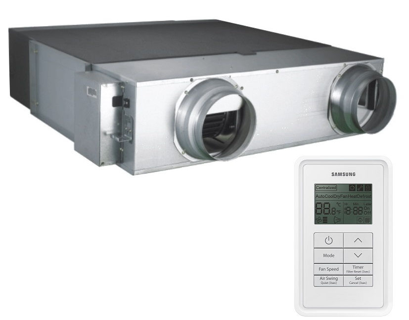 Samsung ERV - AN100JSKLKN ventilācijas iekārta 1000 m3 / h