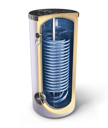 Hot water boiler with Tesy heat exchanger