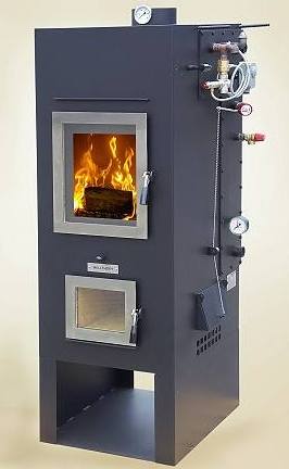 Wood gas fireplace Walltherm Königsspitze