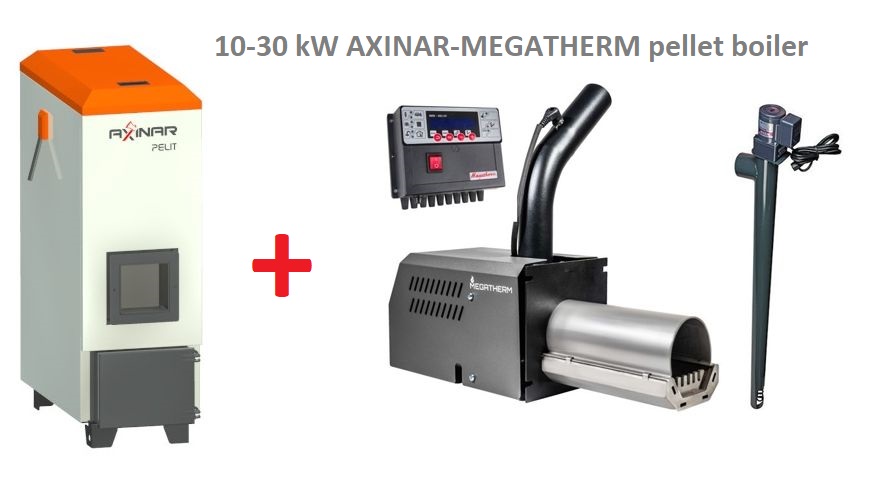 AXINAR-MEGATHERM pelleteillä 10-30 kW