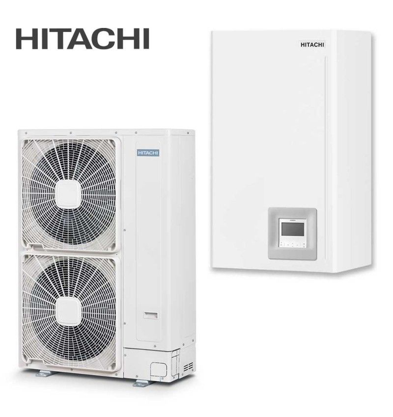 Hitachi Yutaki S 10 luft-til-vand varmepumpe 24 kW